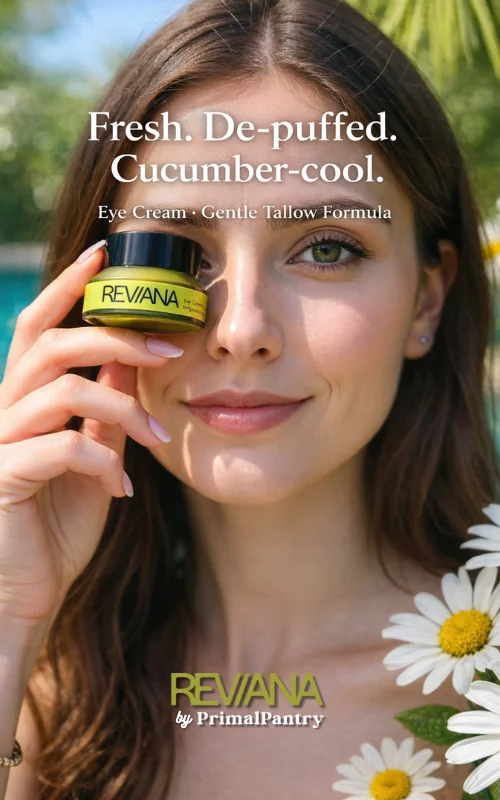 Reviana Eye Cream — Fresh, De-puffed, Cucumber-cool
